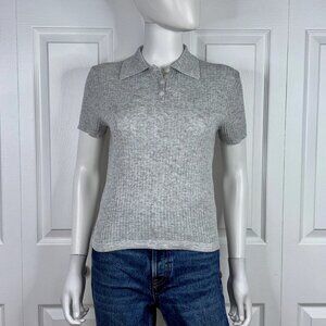 DIVACEOUS women's short-sleeved polo shirt size medium LIKE NEW!!